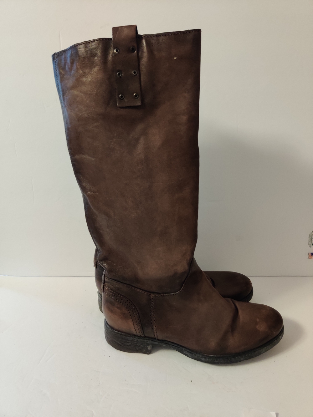 Miz Moos Tall Leather Riding Boot Boots Brown 39 US 9